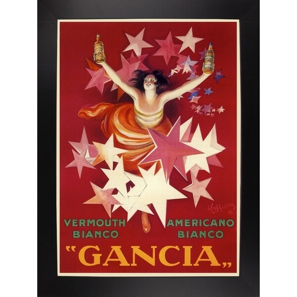 cappiello_gancia-VINAPP121365 Framed Print 16.75"x12" by Vintage Apple Collection
