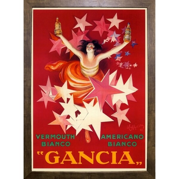 cappiello_gancia-VINAPP121365 Framed Print 16.75"x12" by Vintage Apple Collection