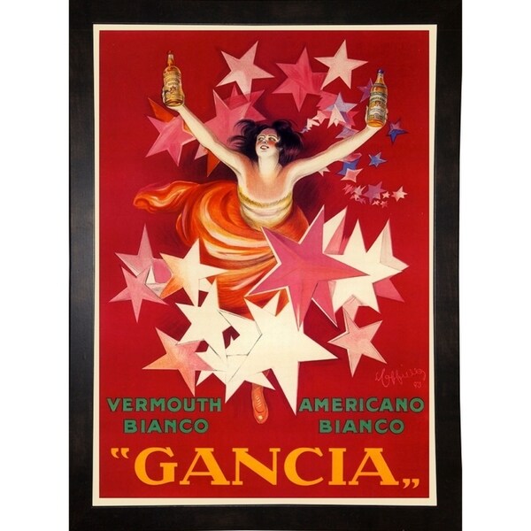 cappiello_gancia-VINAPP121365 Framed Print 16.75"x12" by Vintage Apple Collection