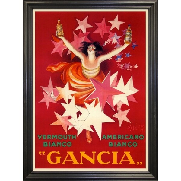 cappiello_gancia-VINAPP121365 Framed Print 16.75"x12" by Vintage Apple Collection