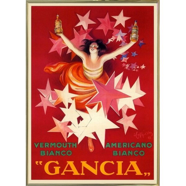 cappiello_gancia-VINAPP121365 Framed Print 16.75"x12" by Vintage Apple Collection
