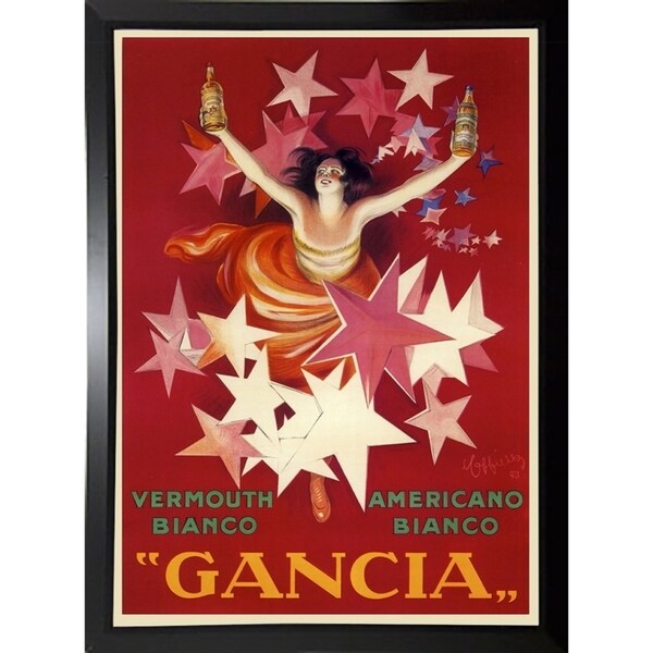cappiello_gancia-VINAPP121365 Framed Print 16.75"x12" by Vintage Apple Collection