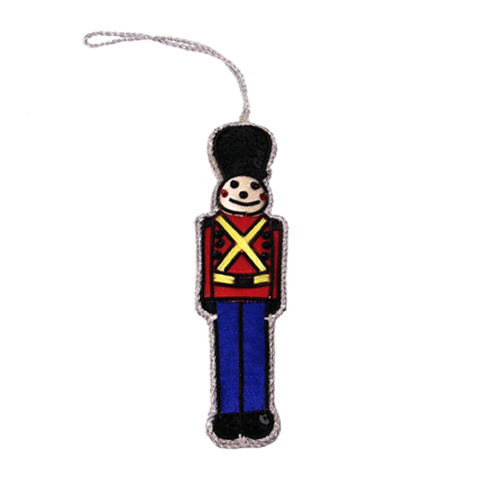 Handcrafted Toy Soldier Ornament (India)