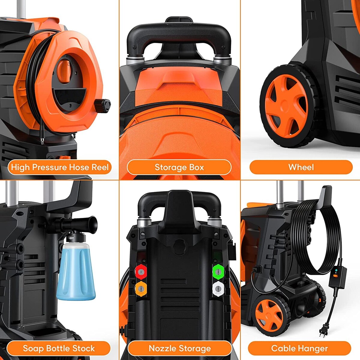 ctric Pressure Washer High Power Pressure