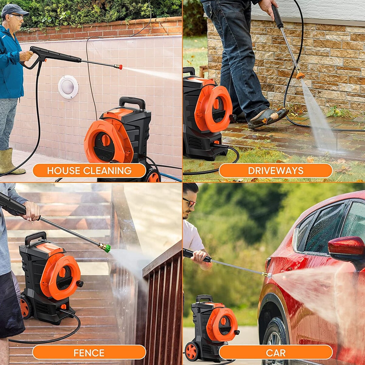 ctric Pressure Washer High Power Pressure