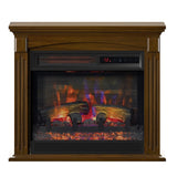 duraflame Wall Mantel Infrared QuartzElectric Fireplace with Crackling Sound - N/A