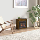 duraflame Wall Mantel Infrared QuartzElectric Fireplace with Crackling Sound - N/A