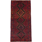 eCarpetGallery Black/Red Wool Hand-knotted Konya Anatolian Rug (5'1 x 10'3)