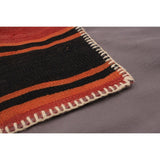 eCarpetGallery Flat-weave Anatolia Patch Ivory Wool Kilim - 6'8 x 9'6