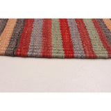 eCarpetGallery Flat-weave Bohemian Red Wool Kilim - 4'10 x 8'9