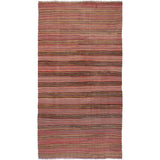 eCarpetGallery Flat-weave Bohemian Red Wool Kilim - 4'9 x 8'8