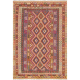 eCarpetGallery Flat-weave Hereke FW Purple Wool Kilim - 6'10 x 10'0