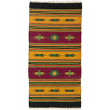 eCarpetGallery Flat-weave Rainbow Light Orange, Violet Wool Kilim - 2'7" x 5'2"