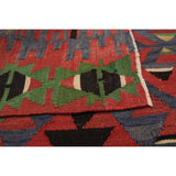 eCarpetGallery Flat-weave Sivas Red Wool Kilim - 5'6 x 8'8