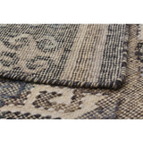 eCarpetGallery Flatweave Kozak 17123 Grey/Black/Ivory Wool and Cotton Sumak Runner Rug (2'6 x 10'0) - 2'6" x 10'