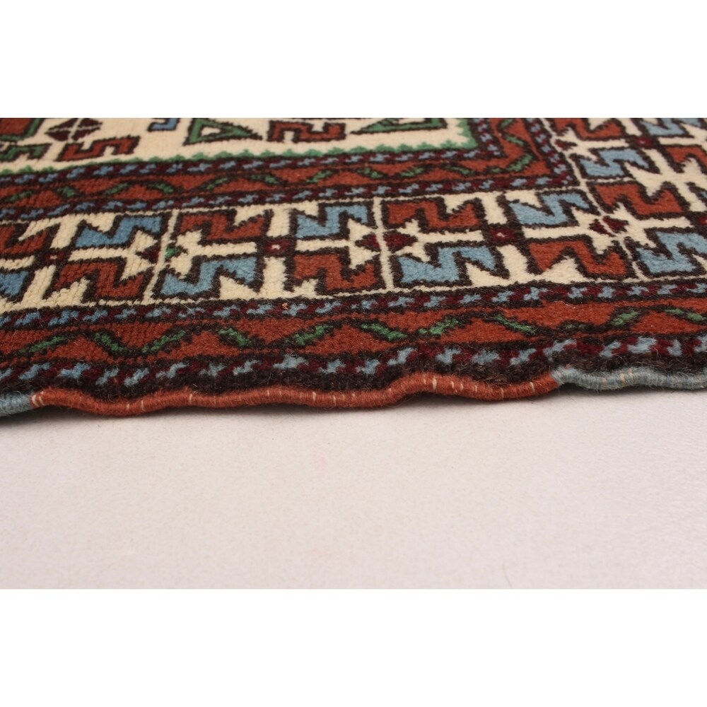 eCarpetGallery Hand-Knotted Anatolian Vintage Copper Wool Rug - 3'5 x 6'0