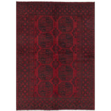 eCarpetGallery Hand-Knotted Khal Mohammadi Red Wool Rug (5'2 x 7'8)