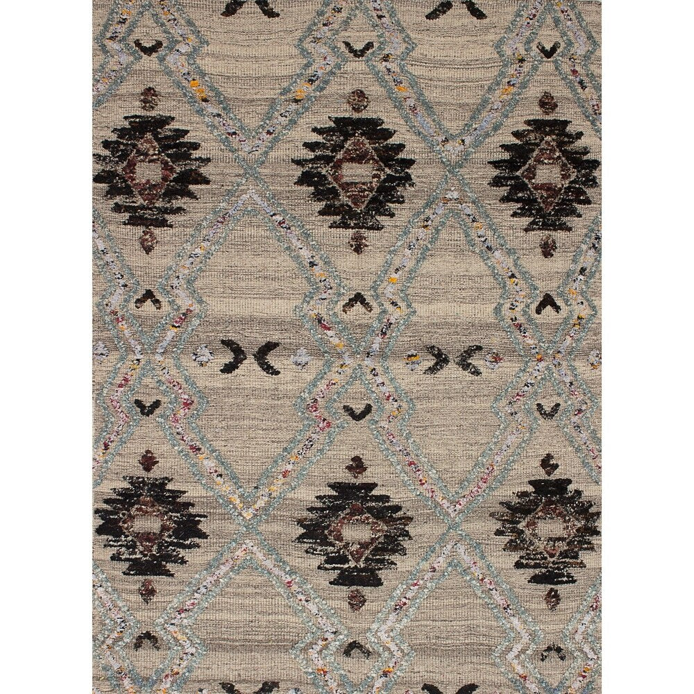 eCarpetGallery Hand-Knotted Sari Silk Yellow Wool, Art Silk Rug (5'3 x 7'5)