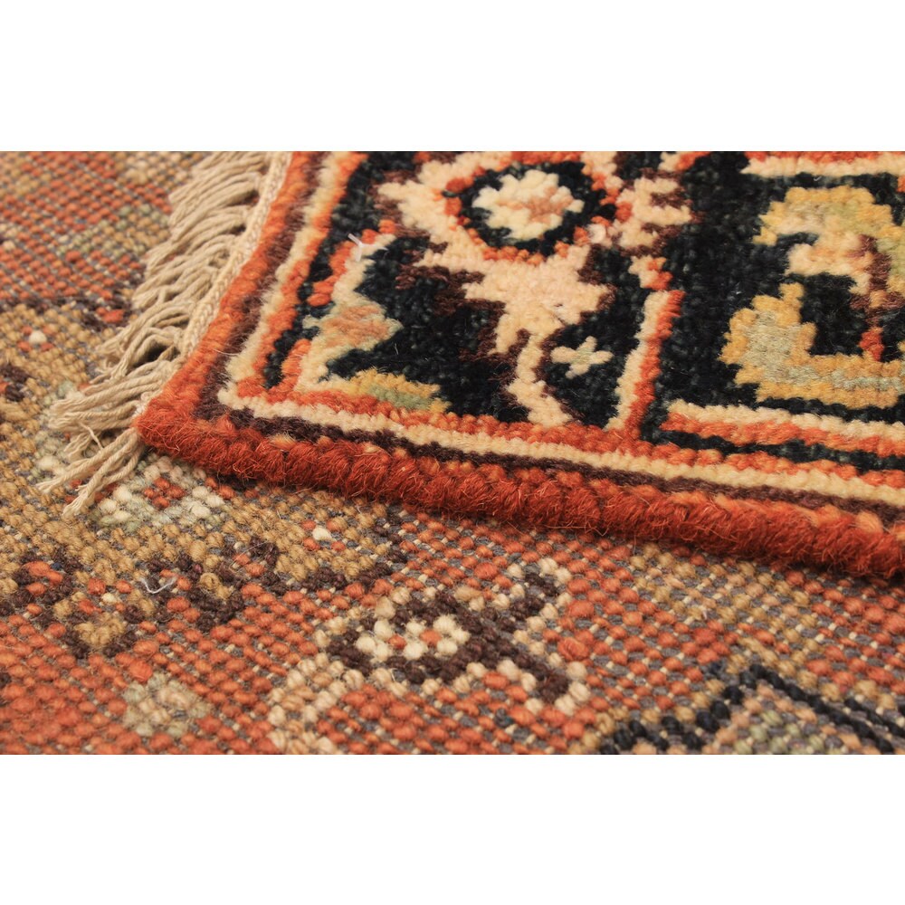 eCarpetGallery Hand-Knotted Serapi Heritage Brown Wool Rug (2'7 x 9'11)
