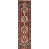 Hand-knotted Serapi Heritage Orange Wool Rug - 2'8 x 10'1/2'8" x 10'1" Runner
