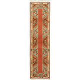 eCarpetGallery Hand-Knotted Ushak Copper Wool Rug - 2'5 x 9'7