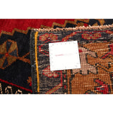 Hand-knotted Anatolian Vintage Red Wool Rug ECARPETGALLERY - 3'10 x 7'7