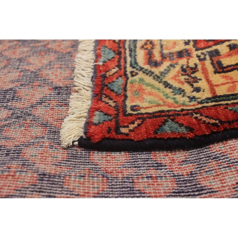 eCarpetGallery Hand-knotted Arak Dark Navy Wool Rug - 3'0 x 9'10