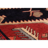 eCarpetGallery Hand-knotted Ardabil Dark Navy Wool Rug - 4'8 x 10'1