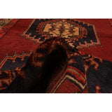 Hand-knotted Ardabil Red Wool Rug - 3'3" x 9'5" Runner
