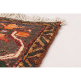 Hand-knotted Bakhtiar Burnt Orange, Red Wool Rug - 6'6 x 9'8/6'6" x 9'8"
