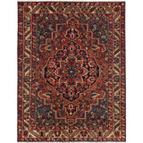 eCarpetGallery Hand-knotted Bakhtiar Dark Copper Wool Rug - 5'0 x 6'5