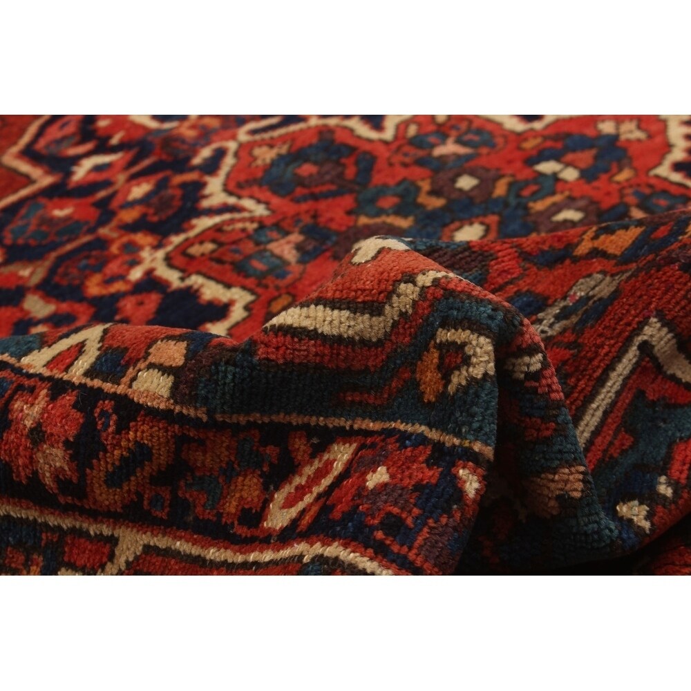 eCarpetGallery Hand-knotted Bakhtiar Dark Copper Wool Rug - 5'0 x 6'5