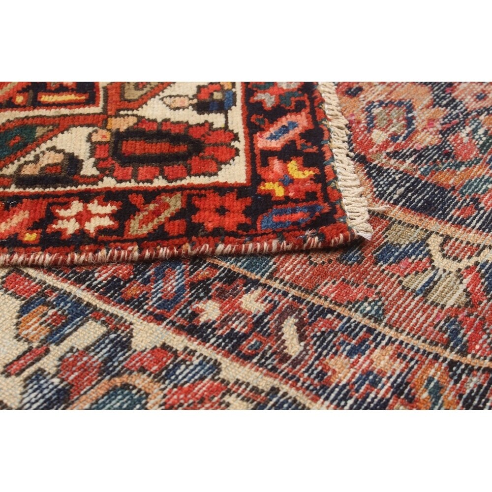 eCarpetGallery Hand-knotted Bakhtiar Dark Copper Wool Rug - 5'0 x 6'5