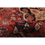 eCarpetGallery Hand-knotted Bijar Red Wool Rug - 3'6 x 5'5