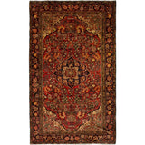 eCarpetGallery Hand-knotted Borchelu Red Wool Rug - 4'10 x 8'4