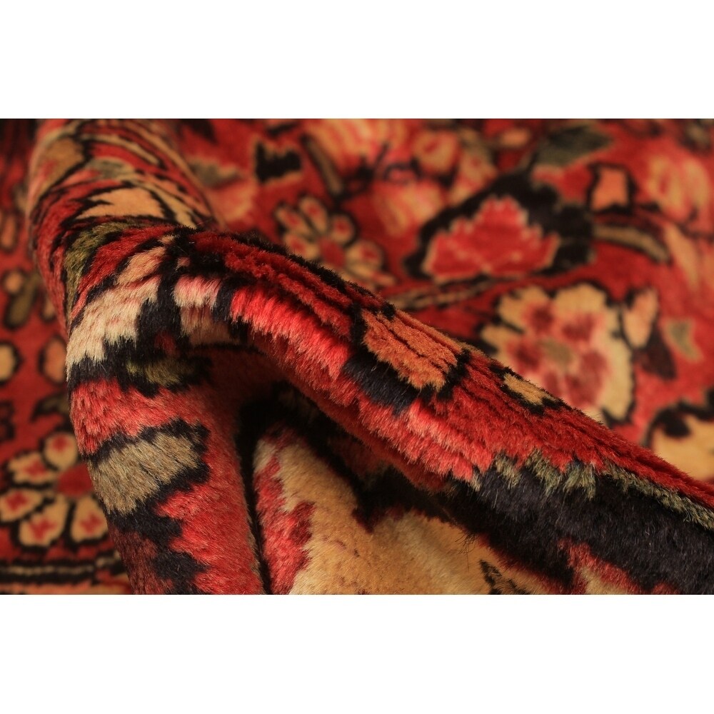 eCarpetGallery Hand-knotted Borchelu Red Wool Rug - 4'10 x 8'4