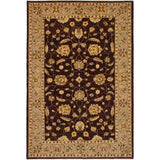 eCarpetGallery Hand-knotted Chobi Finest Dark Brown Wool Rug - 6'6 x 9'7