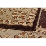 eCarpetGallery Hand-knotted Chobi Finest Dark Brown Wool Rug - 6'6 x 9'7