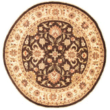 Hand-knotted Chobi Finest Brown Wool Rug ECARPETGALLERY - 8'0 x 8'0