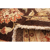 Hand-knotted Chobi Finest Brown Wool Rug ECARPETGALLERY - 8'0 x 8'0