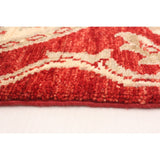 Hand-knotted Chobi Finest Red Wool Rug ECARPETGALLERY - 3'1 x 3'3