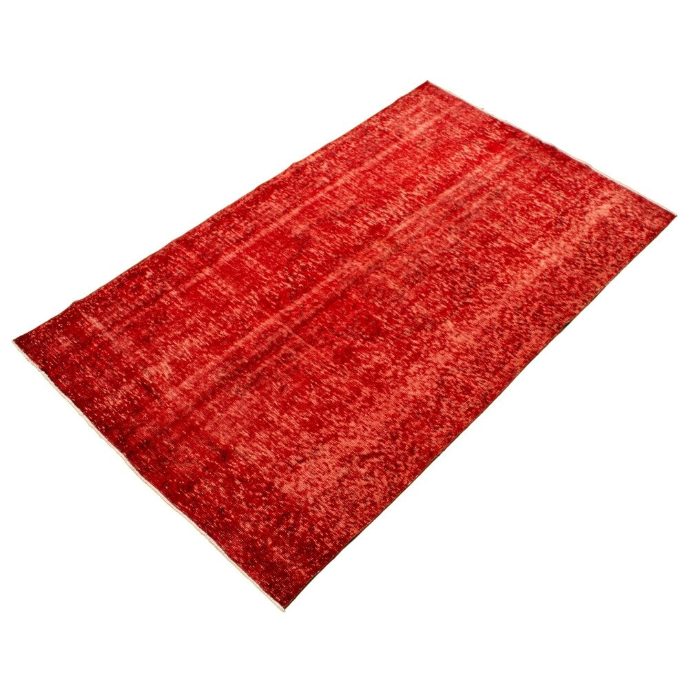 Hand-knotted Color Transition Red Wool Rug - 6'0 x 9'10/6'0" x 9'10"