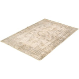 eCarpetGallery Hand-knotted Color Transition Light Grey Wool Rug - 5'0 x 7'11