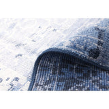 Hand-knotted Color transition Slate Blue Rug - 5'4" x 7'7"/5'4 x 7'7