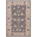 eCarpetGallery Hand-knotted Eternity Dark Navy Wool Rug - 6'0 x 8'11