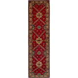 eCarpetGallery Hand-knotted Finest Gazni Red Wool Rug - 2'7 x 9'6