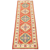Hand-knotted Finest Gazni Red Wool Rug - 2'9 x 8'2/2'9" x 8'2" Runner