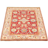 Hand-knotted Finest Gazni Red Wool Rug - 3'11" x 6'0"/3'11 x 6'0