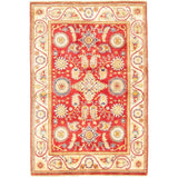 Hand-knotted Finest Gazni Red Wool Rug - 3'11" x 6'0"/3'11 x 6'0