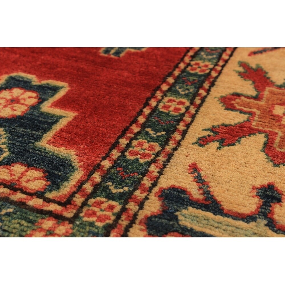 eCarpetGallery Hand-knotted Finest Gazni Red Wool Rug - 5'0 x 6'10